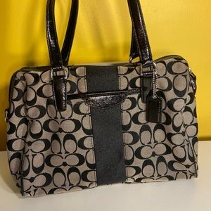 Black Vintage Coach Bag